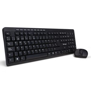 Kit Teclado y Mouse Inalámbricos VORAGO KM-304, 10 metros