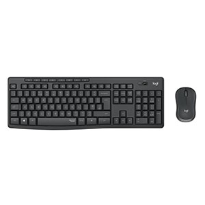 Kit Teclado y Mouse LOGITECH MK295 , Negro