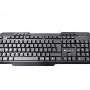 Kit Teclado y Mouse Naceb Technology NA-618, Estándar, Negro
