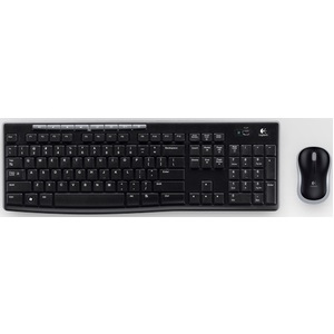 Kit de Teclado y Mouse LOGITECH MK270, Estándar, Negro, 10 m