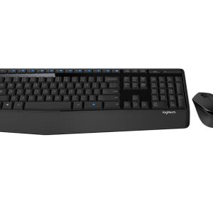Kit de Teclado y Mouse LOGITECH MK345 , Estándar, Negro, 10 m, 1000 DPI