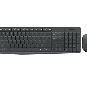 Kit de Teclado y Mouse LOGITECH , Negro, 10 m