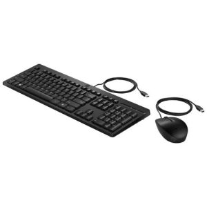 Kit de Teclado y Mouse USB para Servidor Hewlett Packard Enterprise 631341-B21, Inglés, Negro
