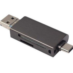 LECTOR OTG SD y MICRO SD USB TIPO A, MICRO USB Y TIPO C 6006085 BROBOTIX