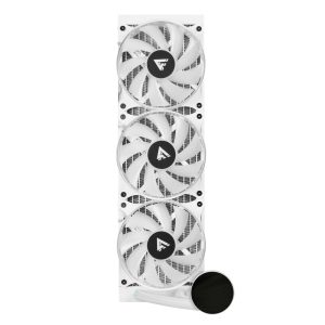 LQG700 WH ENFRIAMIENTO LÍQUIDO GAME FACTOR LQG700, 360mm, RGB, 3 fan 120mm, BLANCO