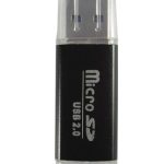 Lector MicroSD BROBOTIX 345673N, Negro, USB 2.0