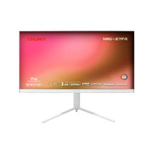 MONITOR GAMING LED PLANO GIRATORIO 27 NMG-27FR VA 165HZ 1MS LOW BLUELIGHT FLICKERFREE FREESYNC RGB 16:9 FHD 1920*1080 HDMI DP BLANCO