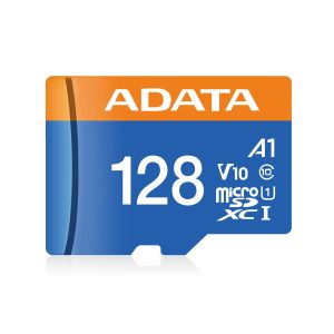 Memoria Micro SD ADATA AUSDX128GUICL10A1-RA1, 128 GB, 100 MB/s, Negro, Clase 10