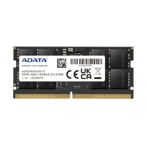Memoria RAM ADATA, DDR5 16GB SODIMM 4800MHz. NP. AD5S480016G-S