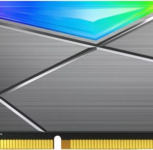 Memoria RAM ADATA SPECTRIX D50, 8 GB, DDR4, 3200 MHz, UDIMM, con Iluminación RGB. Disipador Tungsten Grey