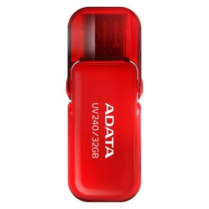 Memoria USB 2.0 de 32GB ADATA UV240, Rojo, 32 GB, USB 2.0