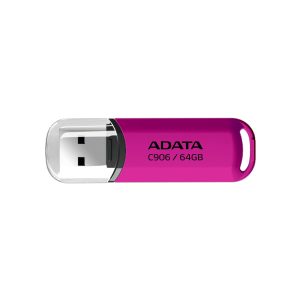 Memoria USB 2.0 de 64GB C906, diseño clásico y compacta. NP. AC906-64G-RPP Color ROSA