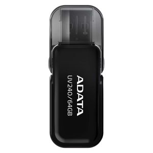 Memoria USB ADATA AUV240-64G-RBK, Negro, 64 GB