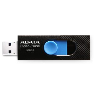 Memoria USB ADATA AUV320-128G-RBKBL, Negro / Azul, 128 GB