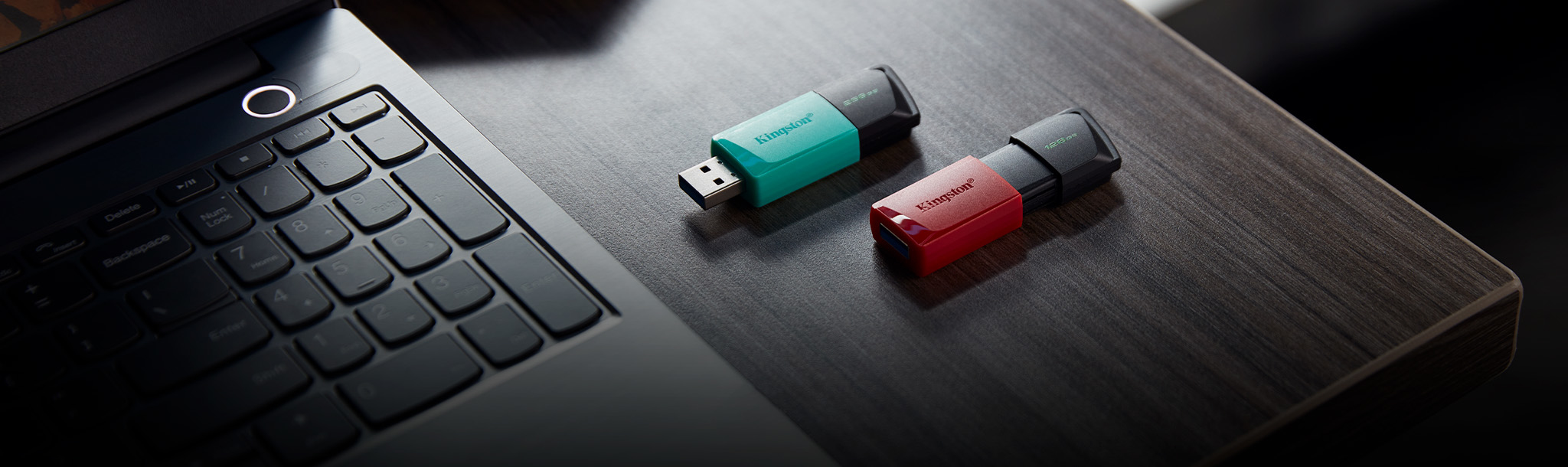 Memoria USB de 256GB Kingston DTXM/256GB (Black + Teal)