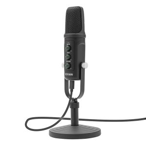 Micrófono Condensador Kit para Streaming Yeyian YSA-UCHQ-01, 80Hz-20000KHz, Negro