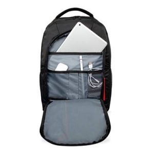 Mochila hasta 17 pulgadas, UNIVERSITY, Backpack, varios compatimientos, organizador frontal, costuras/asas reforzadas, Negro, 6005637 BROBOTIX