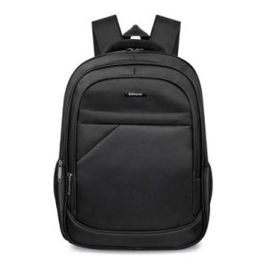 Mochila hasta 17 pulgadas, VARSOVIA, Backpack, varios compatimientos, organizador frontal, costuras/asas y tirantes reforzadas, acolchados, Negro, 6005644