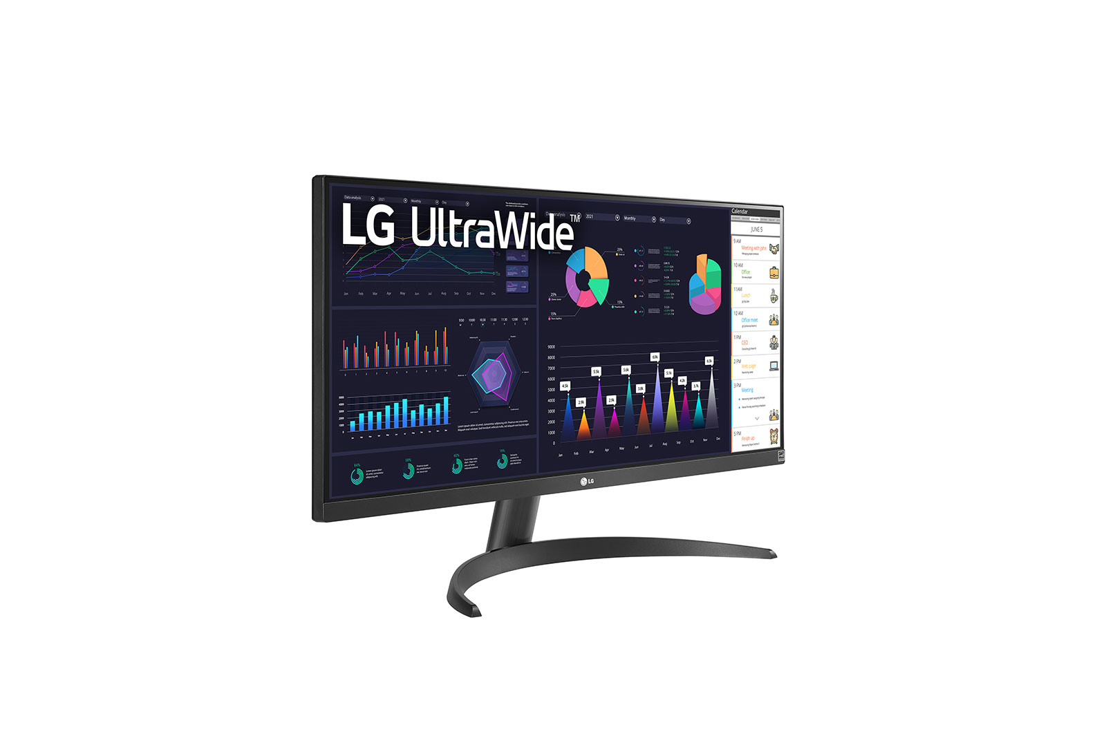 Monitor LG 29WQ500-B, 29 pulgadas, 250 cd / m², 2560 x 1080 Pixeles, 5 ms, Negro