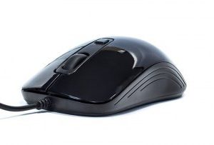 Mouse Alámbrico VORAGO MO-102, Negro, 4 Botones, USB, 1,000 / 1,600 DPIs