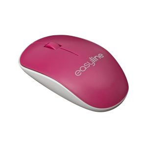 Mouse Easy Line EL-995135, Magenta, Inalámbrico, 1000 DPI
