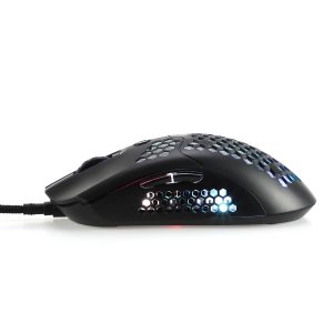 Mouse Gamer Naceb Technology Phantom, 6 Botones + Scroll, USB, 400-10000 DPI, Iluminación RGB, Sensor PAW3325, Cable Reforzado 1.8mts