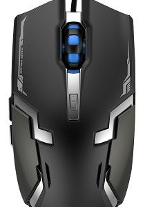 Mouse Gaming Naceb Technology NA-629, USB, Juego, Negro