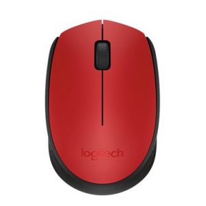 Mouse LOGITECH M170, Rojo, RF inalámbrico