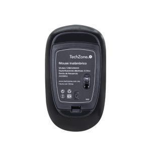 Mouse inalámbrico Terra 02 TechZone, de 1600 DPIs, 4 botones, texturizado rubber color verde, 1 año de garantía.