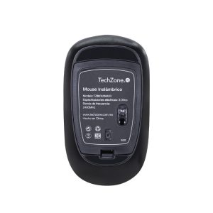 Mouse inalámbrico Terra 03 TechZone, de 1600 DPIs, 4 botones, texturizado rubber color rojo, 1 año de garantía.