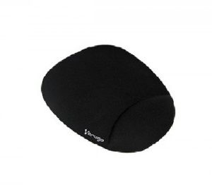 Mousepad VORAGO MP-100, Negro, Monótono, Gel