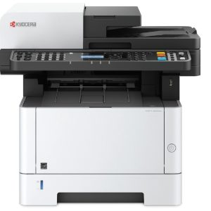Multifuncional láser KYOCERA M2635dw 4 en 1 monocromático A4, carta/oficio, 37 PPM. 1,200 x 1,200 DPI. Cama plana Oficio. ADF 50 hojas Duplex estándar, Wi