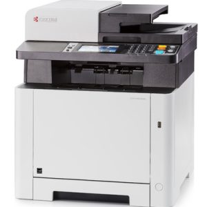 Multifuncional láser KYOCERA M5526cdw 4 en 1 Color A4, carta/oficio, 27/27 PPM. 1,200 x 1,200 DPI. Cama plana carta. ADF e impresión Duplex .WiFi.