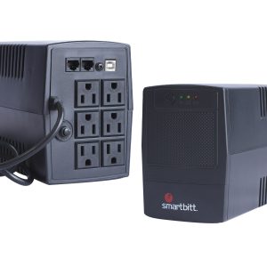 No-Break SMARTBITT SBNB1000USB, 1000 VA, 500 W, Negro, Hogar y Oficina