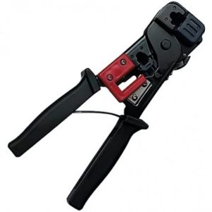 Pinza Crimpeadora RJ11/RJ12/RJ45 BROBOTIX, Negro, RJ-45