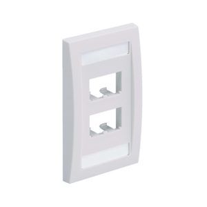 Placa Ejecutiva PANDUIT CFPE4WHY, Color blanco