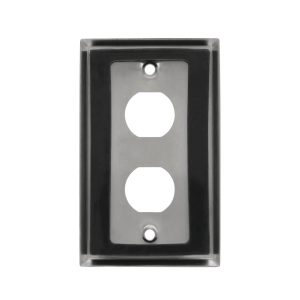 Placa Frontal de Ancho Sencillo de 2 Puertos TRIPP-LITE N206-FP02-IND, Plata, Acero inoxidable