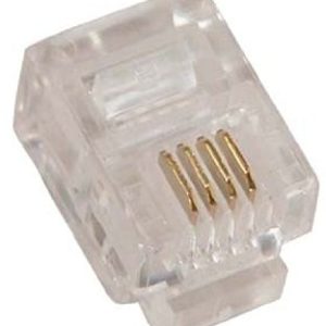 Plug RJ11 BROBOTIX 170301, RJ11, Transparente