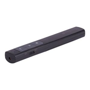 Presentador con apuntador láser TechZone, led rojo. Incluye funda de tela, 1 año de garantía.