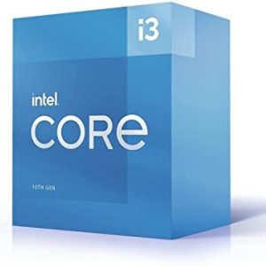 Procesador Intel Core i3-10105 3.70GHz, 4 núcleos Socket 1200, 6 MB Caché. Comet Lake. (COMPATIBLE MB CHIPSET 400 Y 500)