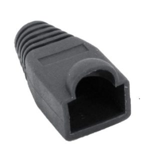 Protector de Plug Bota para RJ45 BROBOTIX 351972, RJ-45, Gris Caja, 100 piezas