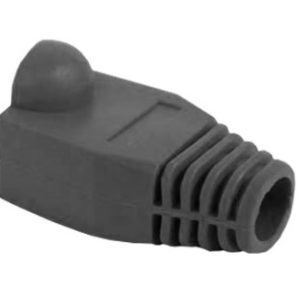 Protector de Plug Bota para RJ45 BROBOTIX 351972, RJ-45, Gris Caja, 100 piezas