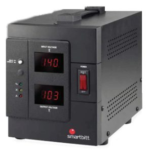 Regulador SMARTBITT SBAVRC3000, 4, Negro, 3000 VA, 2000 W