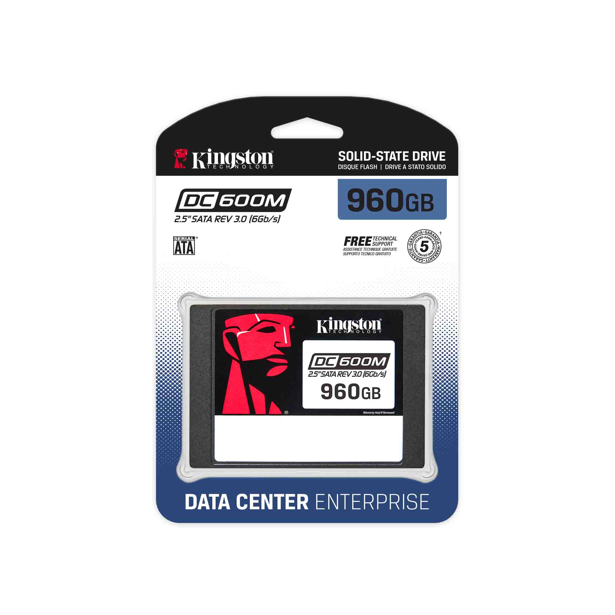 SSD DC600M 2.5 KINGSTON 960GB SEDC600M/960G