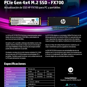 SSD M2 HP FX700 512GB 8U2N1AA