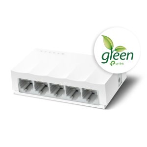 SWITCH DE 5 PUERTOS PARA ESCRITORIO TP-LINK LS1005 DE 5 PTOS 10/100M Y TECNOLOGÍA GREEN ETHERNET