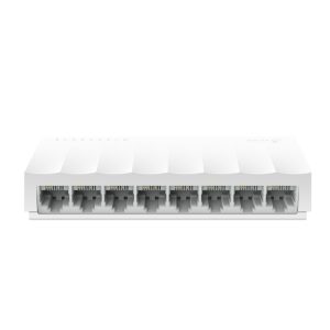 SWITCH DE 8 PUERTOS PARA ESCRITORIO CON TECNOLOGÍA GREEN ETHERNET PLUG AND PLAY TP-LINK LS1008 DE 8 PTOS 10/100M