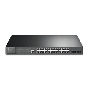 SWITCH POE TP-LINK TL-SG3428MP, Negro, 24