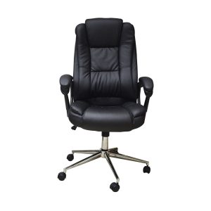 Silla Ejecutiva Naceb Technology Negro NA-0930N, Ejecutiva, Asiento acolchado, Negro, Vinipiel