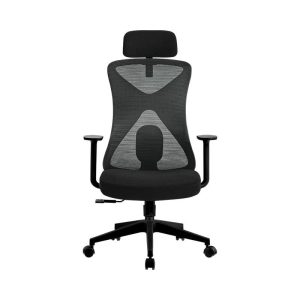 Silla FLOE PRO EC737 ACTECK ELITE SERIES Silla de Oficina Ergonómica, Ajuste lumbar, Reposa brazos Fijo, Color Negro. AC-937238